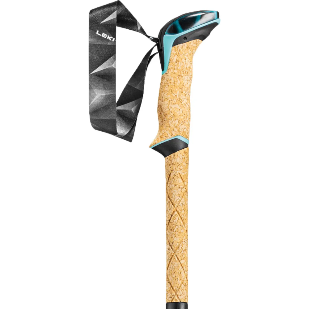 LEKI Cressida FX Carbon Trekking Stavar, hopfällbara vandringspar för kvinnor 100-120 cm