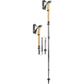 LEKI Cressida FX Carbon Trekking Stavar, hopfällbara vandringspar för kvinnor 100-120 cm
