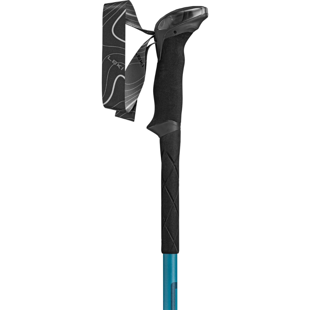 LEKI Makalu Lite AS vandringsstavar Justerbara anti-chock vandringspar 100-135 cm