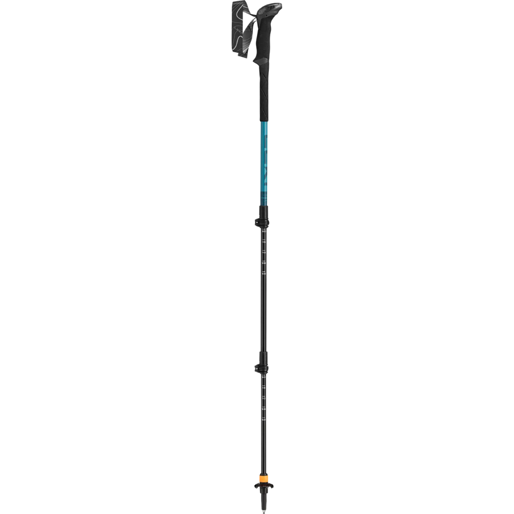 LEKI Makalu Lite AS vandringsstavar Justerbara anti-chock vandringspar 100-135 cm