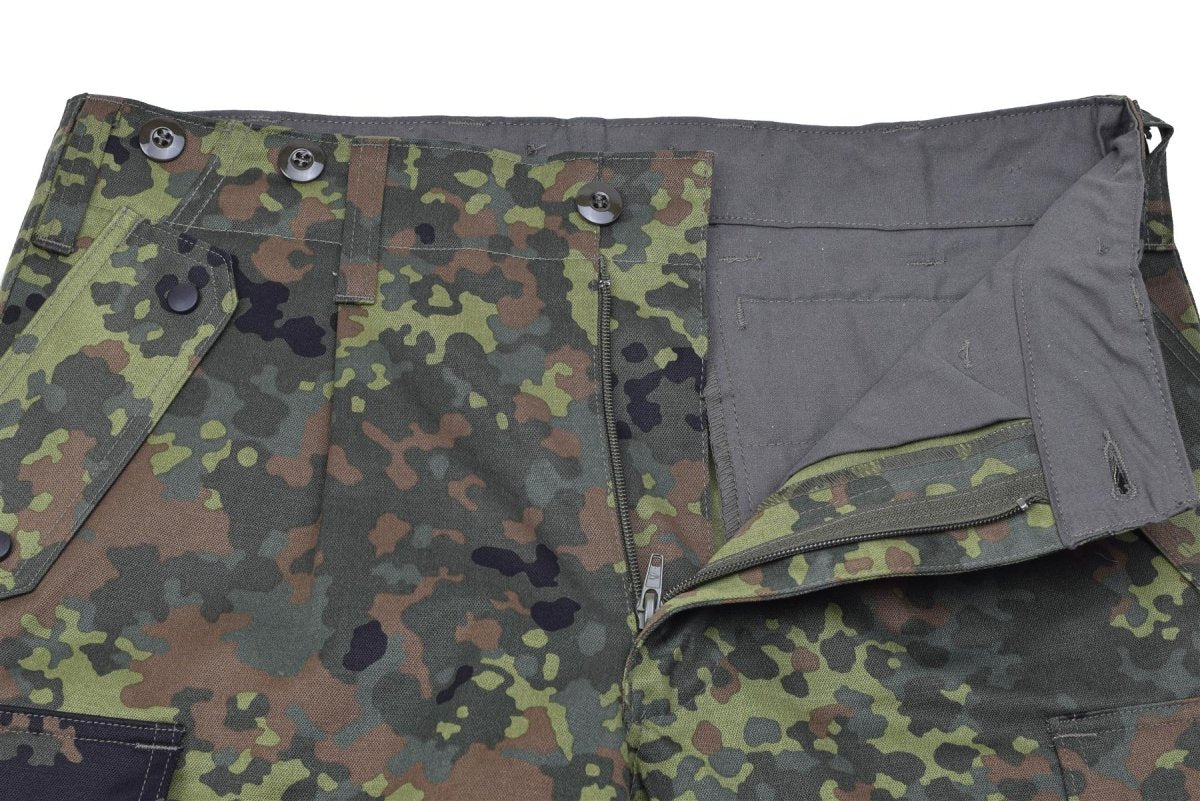 Leo Kohler Bdu Pants Bundeswehr Flecktarn Camo Field Tactical Paintball Byxor