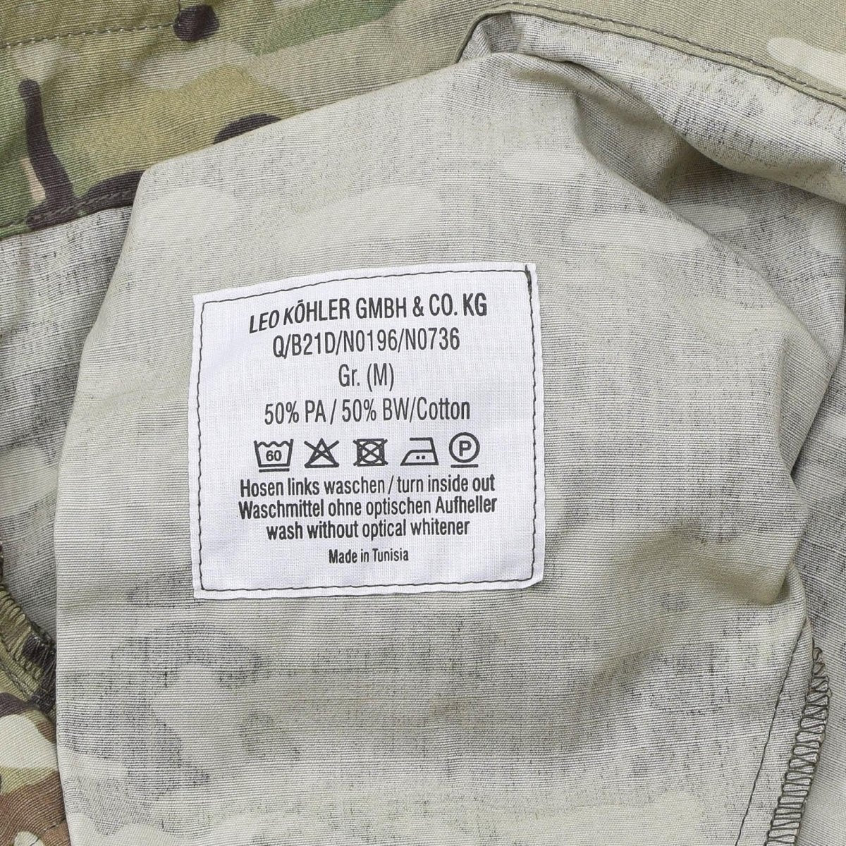 Leo Kohler Cargo Pants förstärkte ripstop ACU -tullbyxor MTP Camouflage