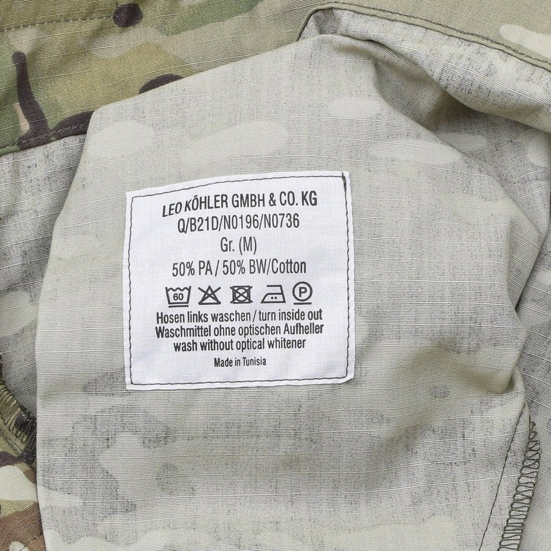 Leo Kohler Cargo Pants förstärkte ripstop ACU -tullbyxor MTP Camouflage