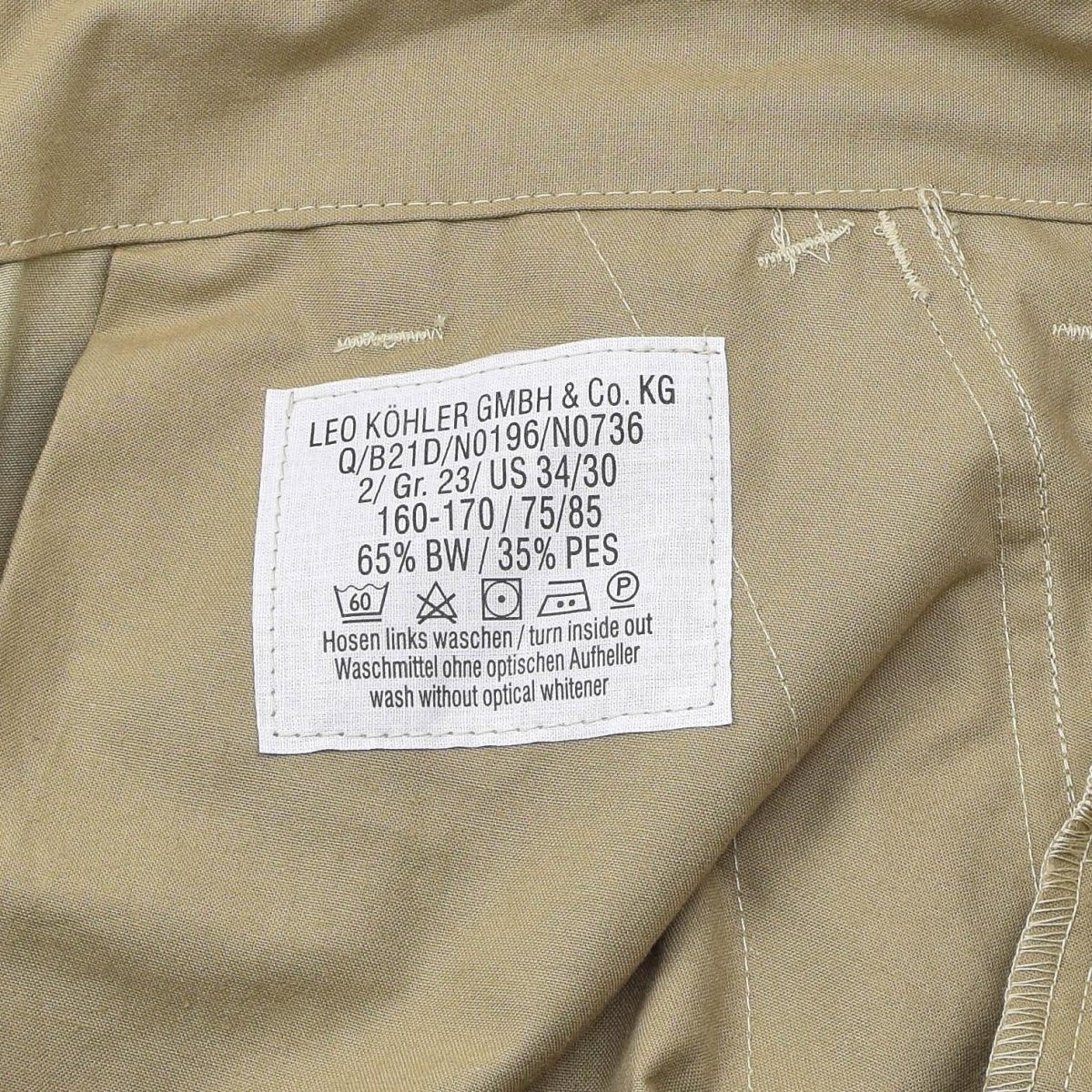 Leo Kohler Commando Tactical Field Pants Tropentarn Camo Special Forces Byxor