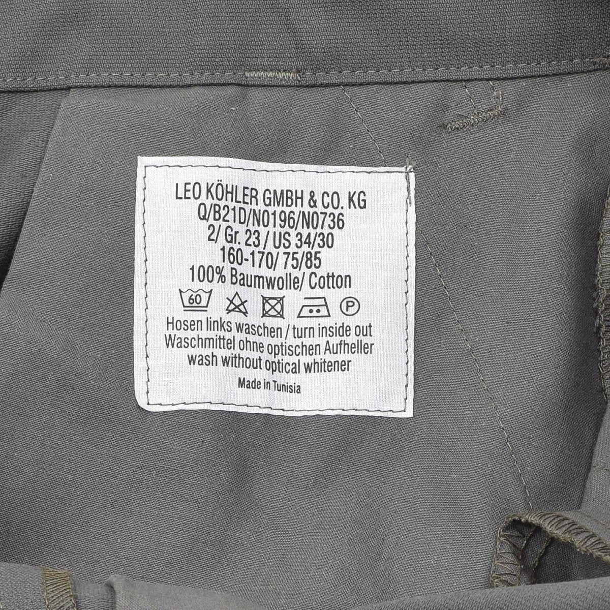 Leo Kohler Field Pants Combat Military Troops Lastbyxor Bomullsfast oliv