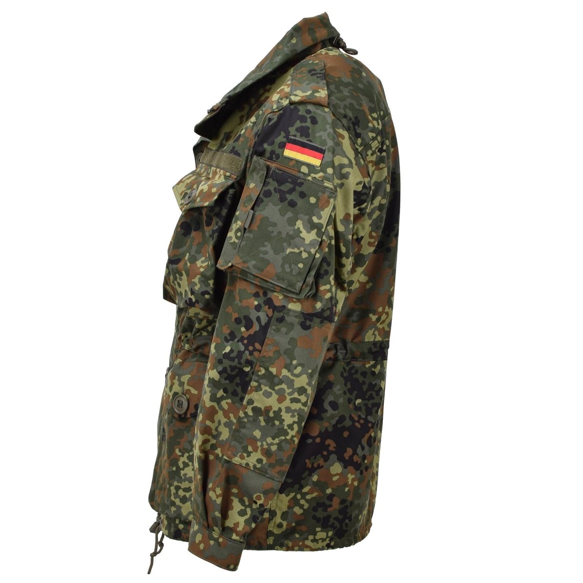 Leo Kohler Military Combat Tactical Jacket Lättvikt Field Flecktarn Camo