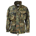 Leo Kohler Military Combat Tactical Jacket Lättvikt Field Flecktarn Camo