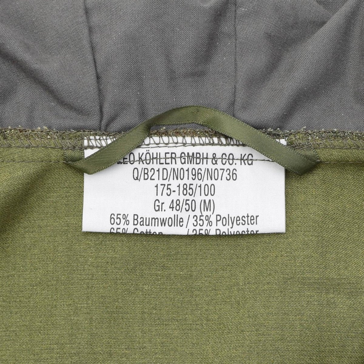 Leo Kohler Military Ksk Smock Tactical Jacket Hooded Field Army Flecktarn Camo