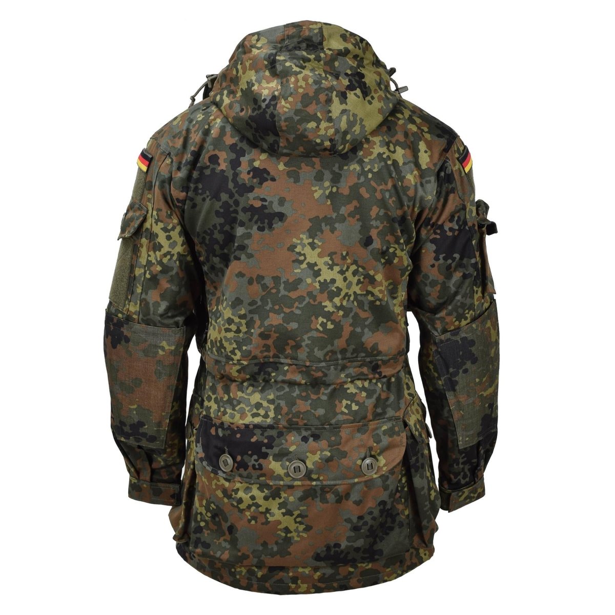 Leo Kohler Military Ksk Smock Tactical Jacket Hooded Field Army Flecktarn Camo