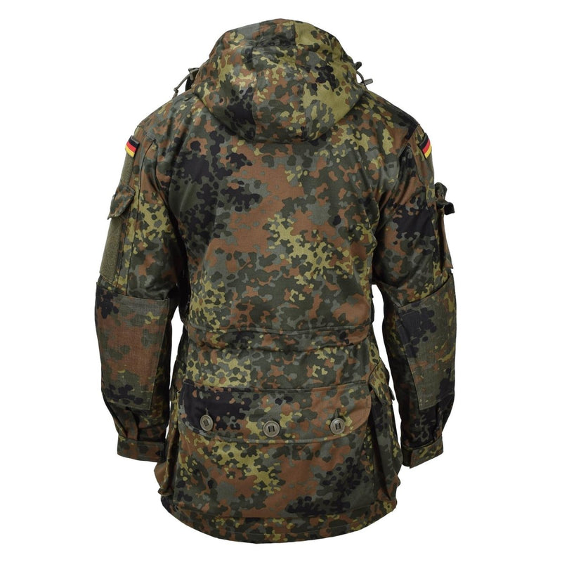 Leo Kohler Military Ksk Smock Tactical Jacket Hooded Field Army Flecktarn Camo