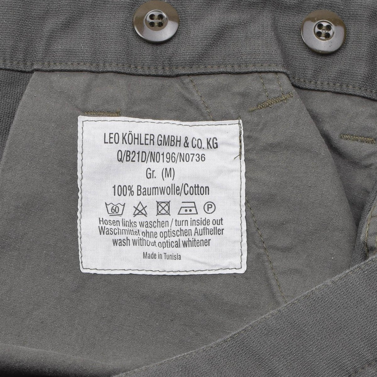 Leo Kohler Militär personal Bermuda Shorts sommar utomhus vandringskläder oliv