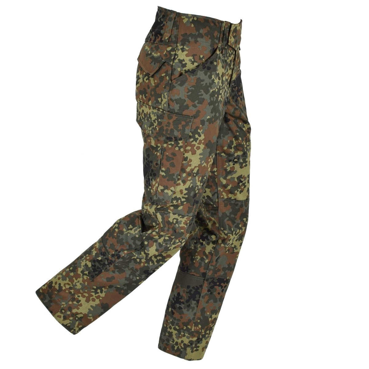 Leo Kohler Military Tactical Pants Explore Flecktarn Camo Högre midjebyxor