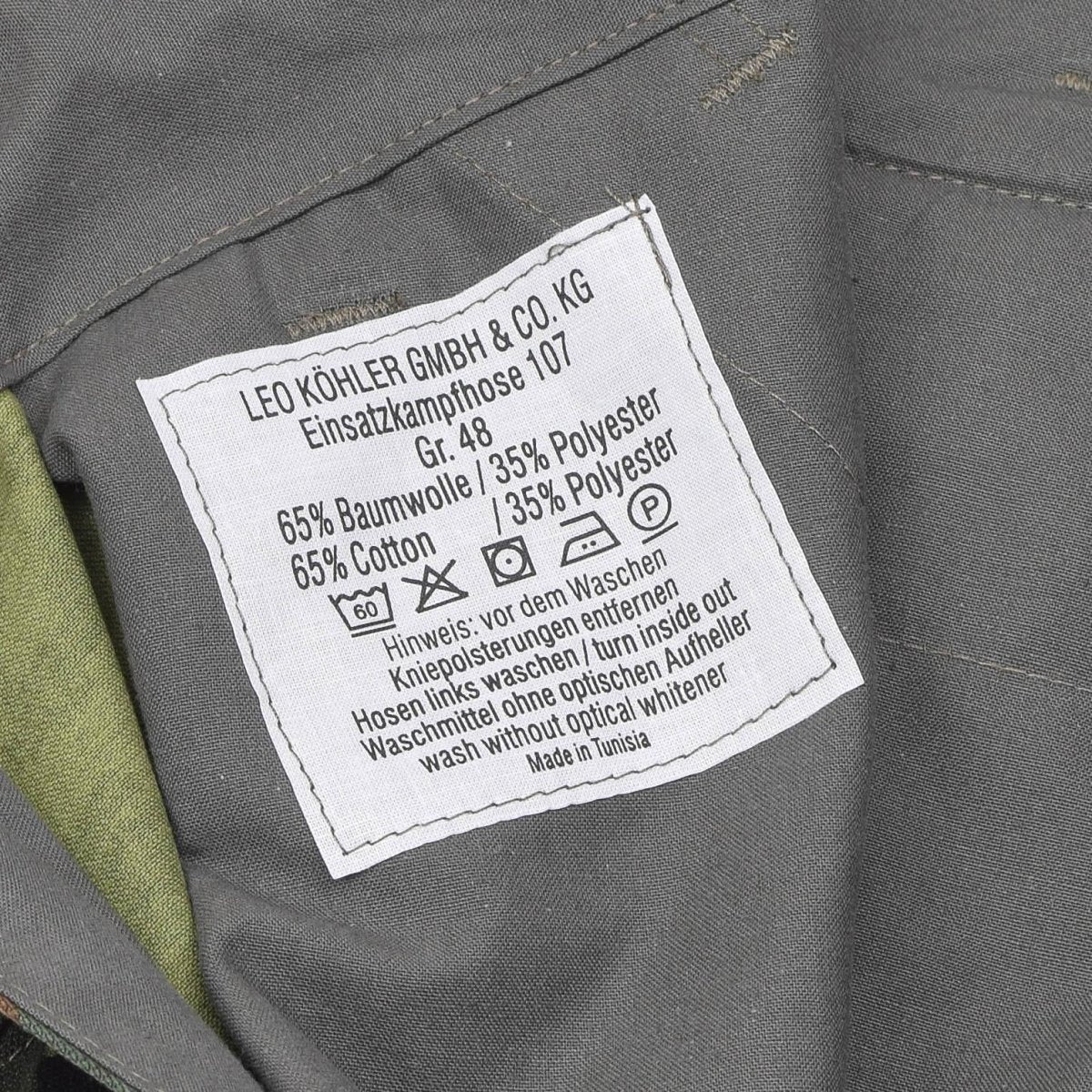 Leo Kohler robusta stridsbyxor ACU förstärkte taktisk lastbyxor Flecktarn
