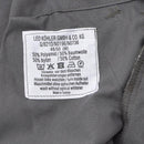 Leo Kohler tactical field mtp camo pants sizing and garment care label