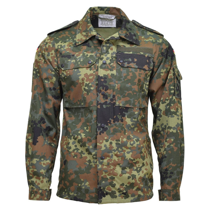 Leo Kohler taktiska militärskjortor flecktarn kamouflage light combat BW jacka - GoMilitar