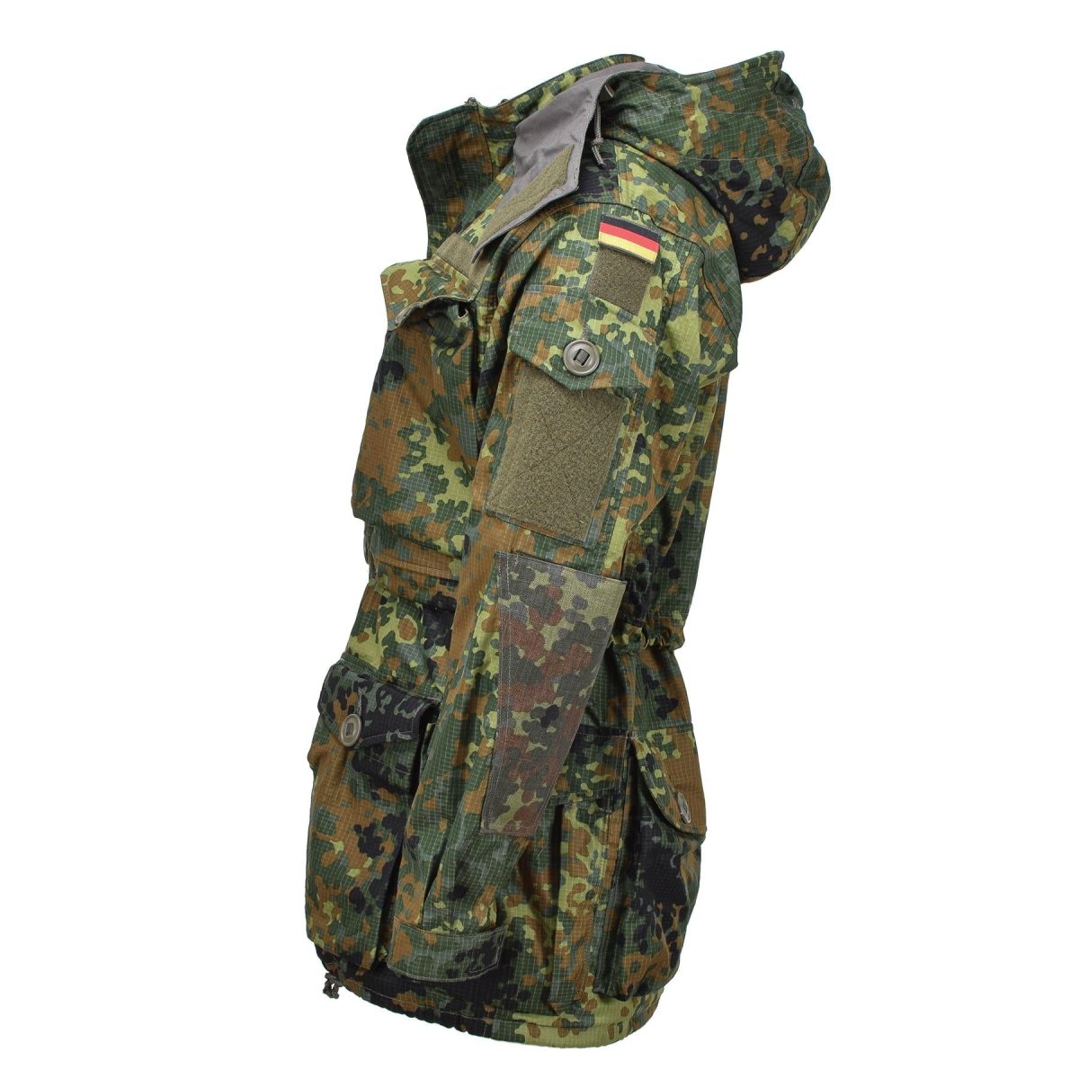 Leo Kohler Tactical Smock Jacket ripstop tyg huva cordura förstärkta armbågar
