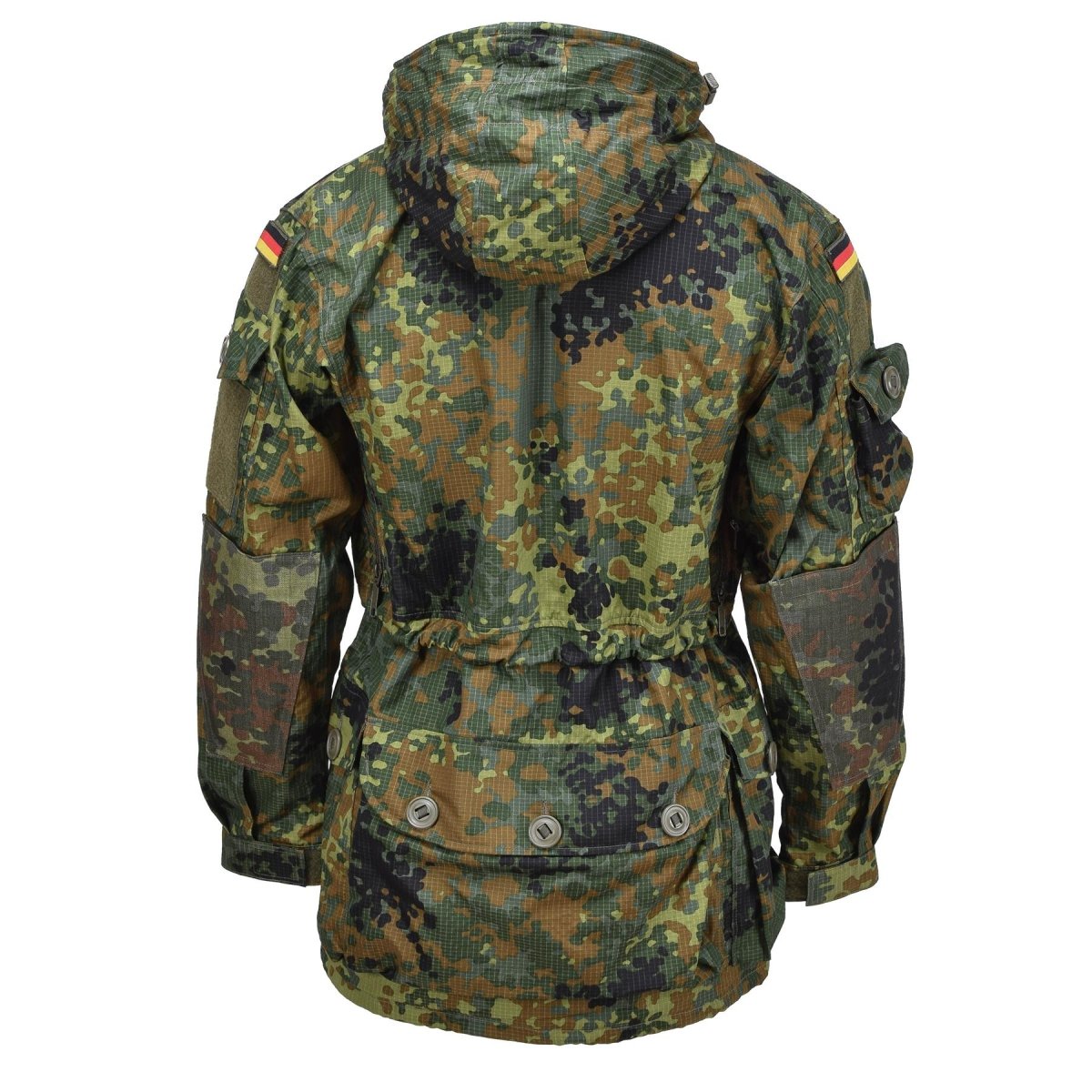 Leo Kohler Tactical Smock Jacket ripstop tyg huva cordura förstärkta armbågar