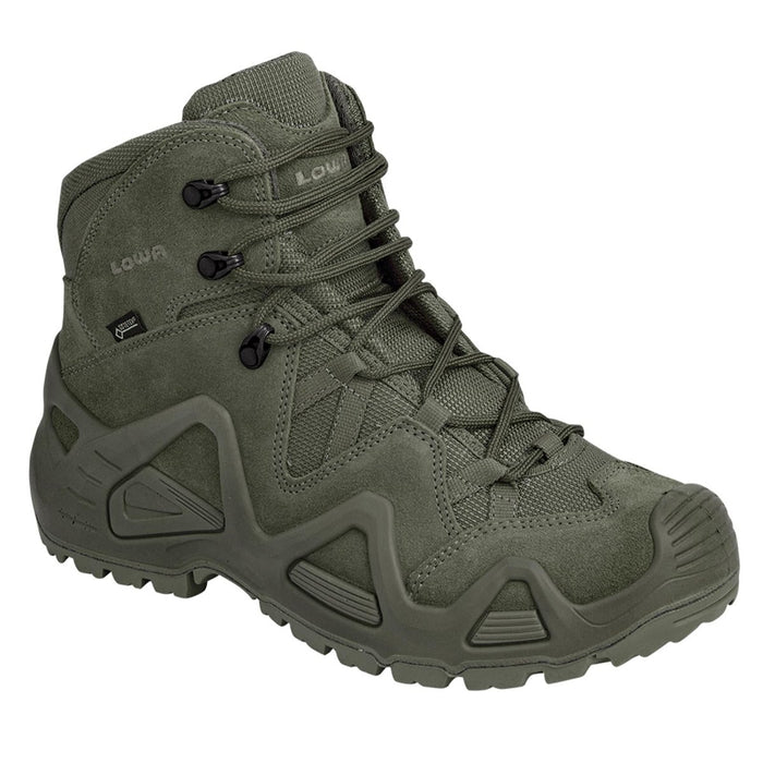 Lowa Zephyr GTX Mid TF taktisk känga i rangergrön med GORE-TEX-membran och robust sula för utomhusbruk