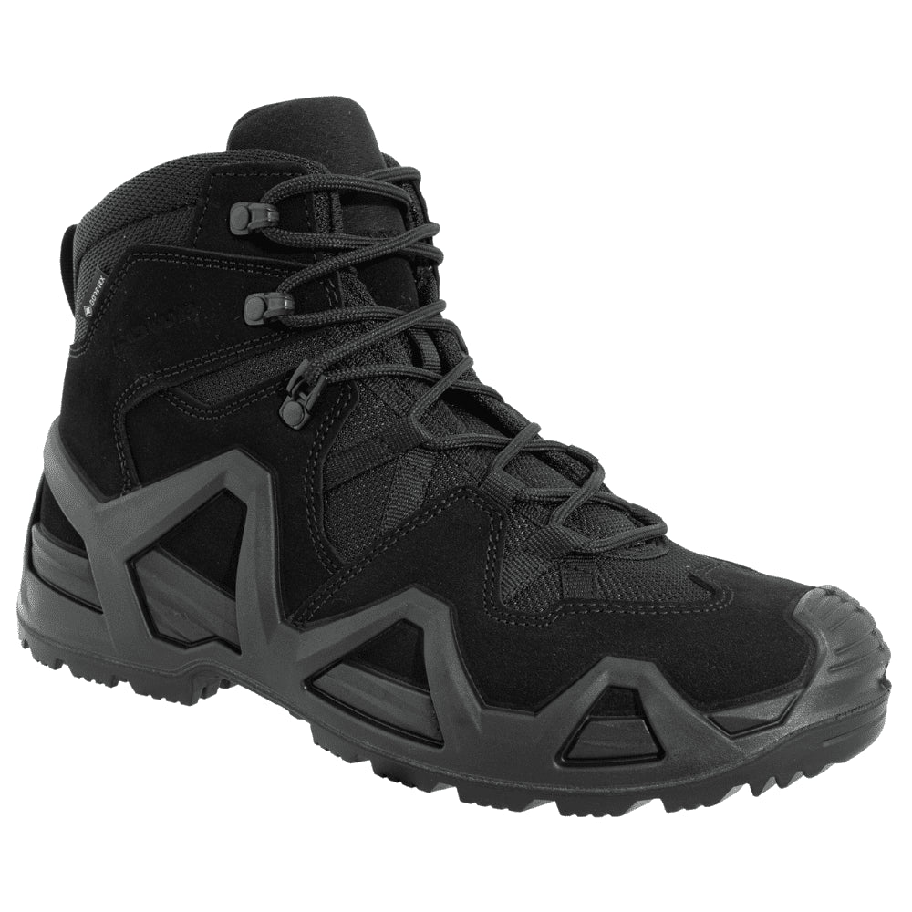 LOWA Zephyr MK2 GTX Mid Combat Boots GORE TEX Vattentät Abrasion Resist Svart