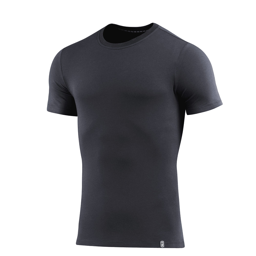M-TAC 93/7 Summer T-Shirt Lätt stretchig bomull med kort ärm mörkgrå