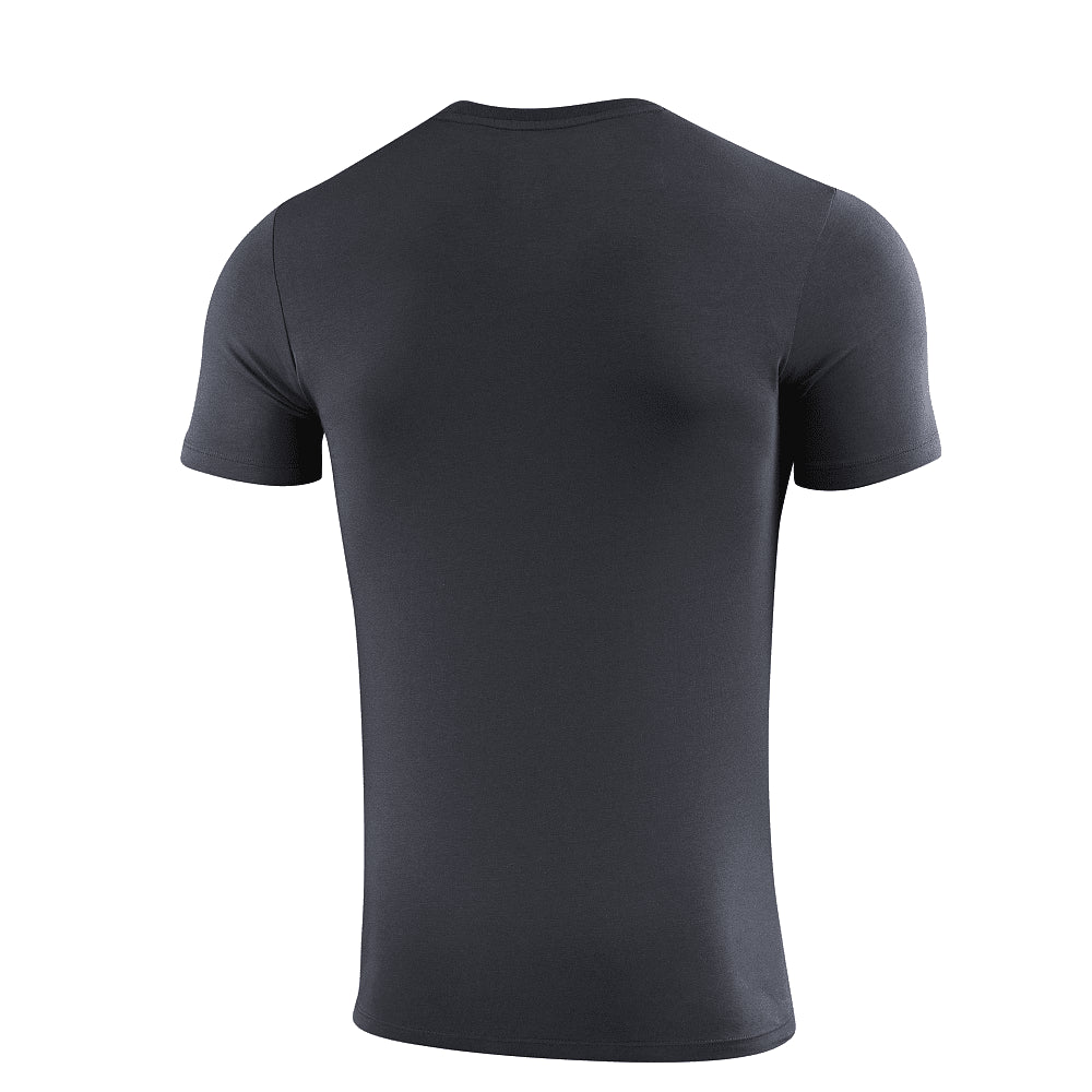 M-TAC 93/7 Summer T-Shirt Lätt stretchig bomull med kort ärm mörkgrå