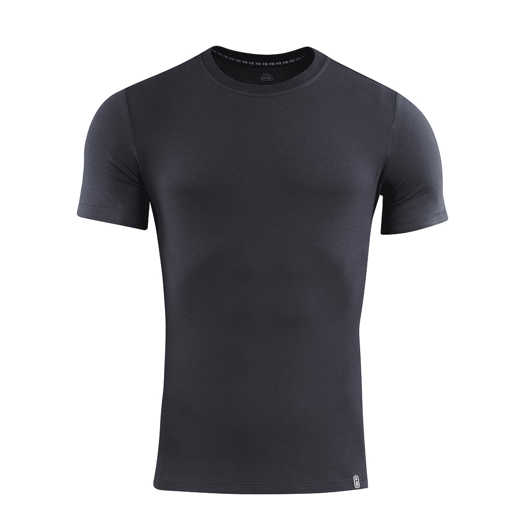 M-TAC 93/7 Summer T-Shirt Lätt stretchig bomull med kort ärm mörkgrå