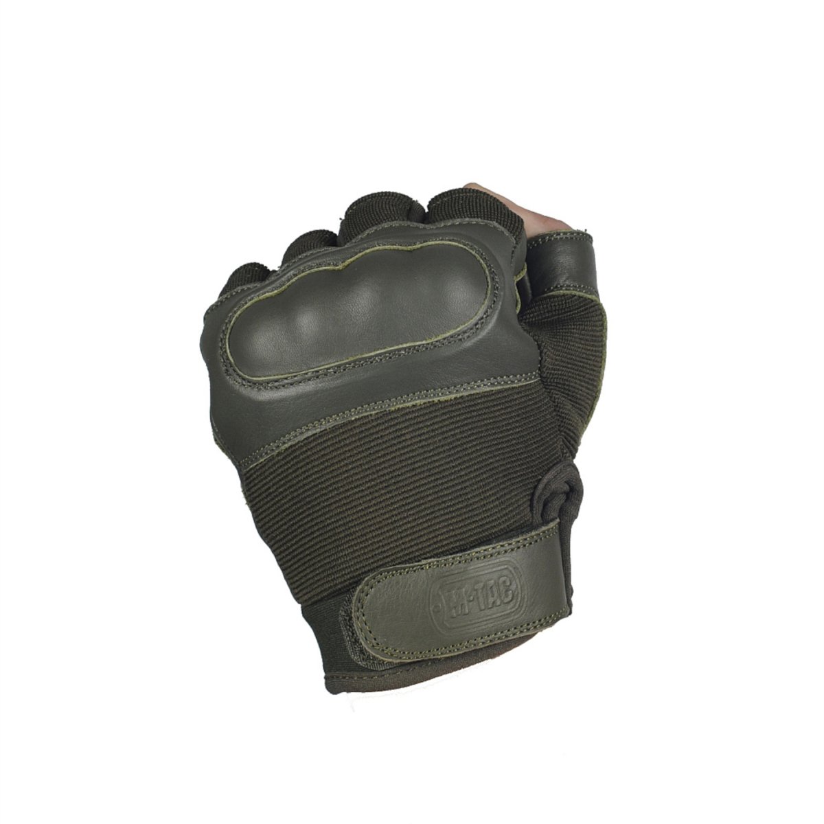 M-TAC Assault Tactical Mk. 4 fingerlösa handskar Knuckles Dämpningsdynor Olive
