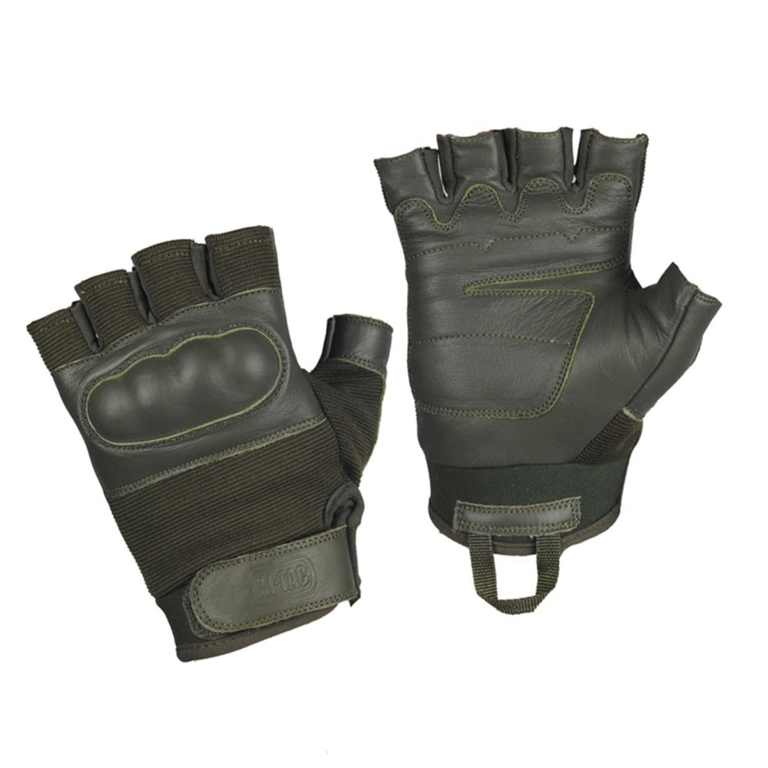 M-TAC Assault Tactical Mk. 4 fingerlösa handskar Knuckles Dämpningsdynor Olive
