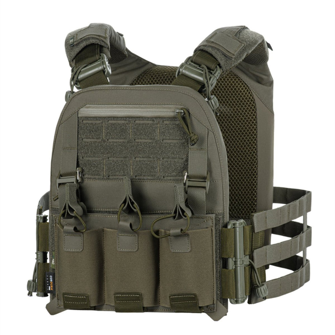 M-TAC Cuirass FAST Elite Tactical Plate Carier Duraflex Fästelement Cordura Olive