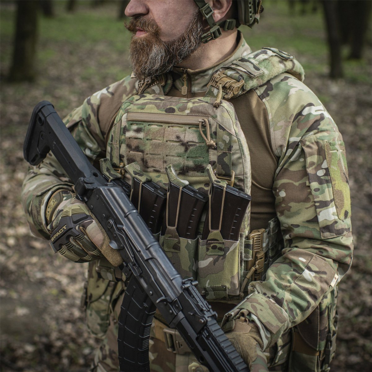 M-TAC Cuirass QRS FAST Tactical Plate Carier MOLLE Kompatibel MTP Camo