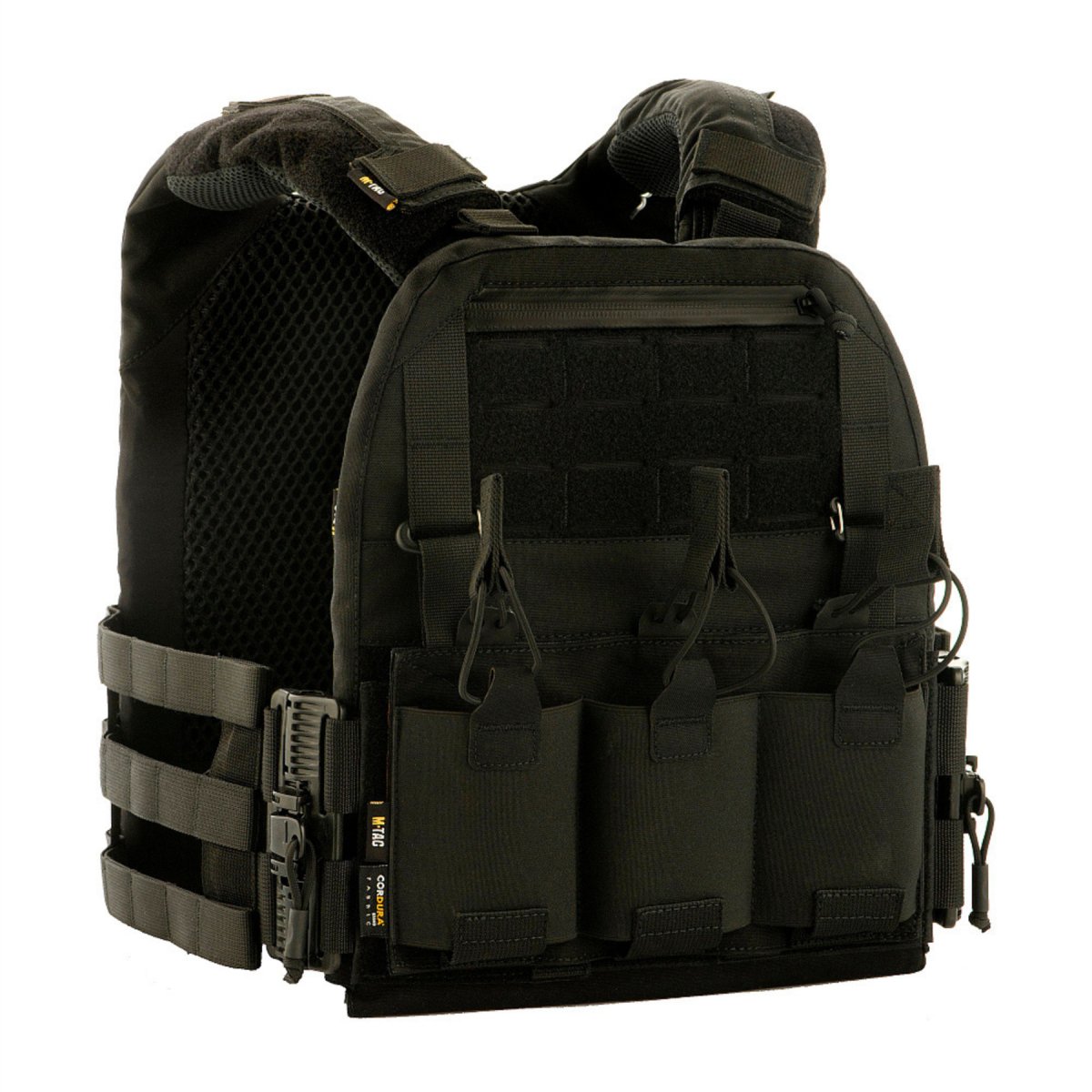 M-TAC Cuirass QRS Tactical Plate Carier Cordura Quick Release System Svart