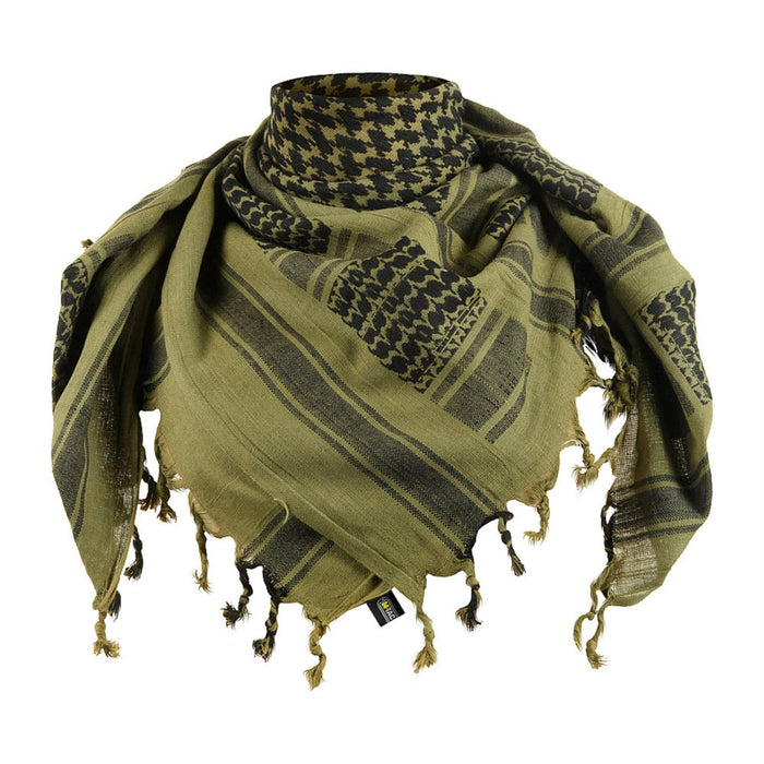 M - TAC Dense Shemagh Tactical Scarf Bomull Andas utomhusskydd Olivolja - GoMilitar