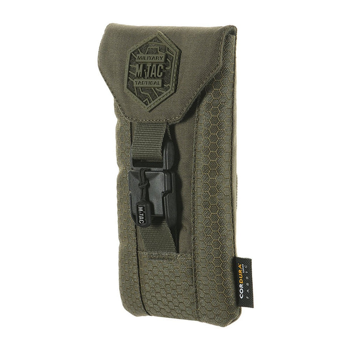M - TAC Elite Administrationsväska Slitstarkt Cordura HEX Smartphonefodral Olive - GoMilitar