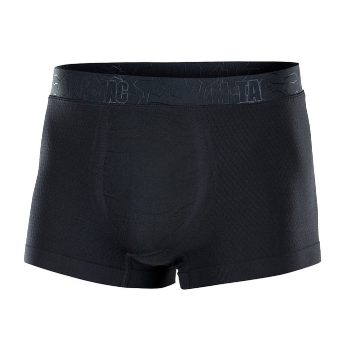 M - TAC Hexagon Tactical Boxers Andas Hypoallergena Coolmax Tyg Svart - GoMilitar