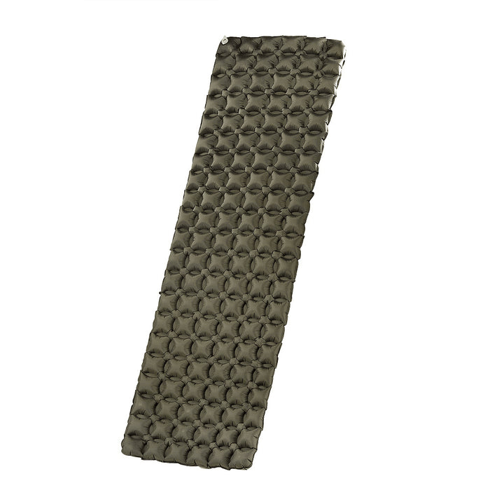 M-TAC Inflatable Sleeping Pad 195x58x5cm Lightweight Camping Mat Olive - GoMilitar