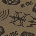 M-TAC Microfleece Hals Damask Drone Mönster Tactical Outdoor Scarf Tan