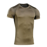 M-tac militär t-shirt taktisk underkläder andningsbar lätt skjorta oliv
