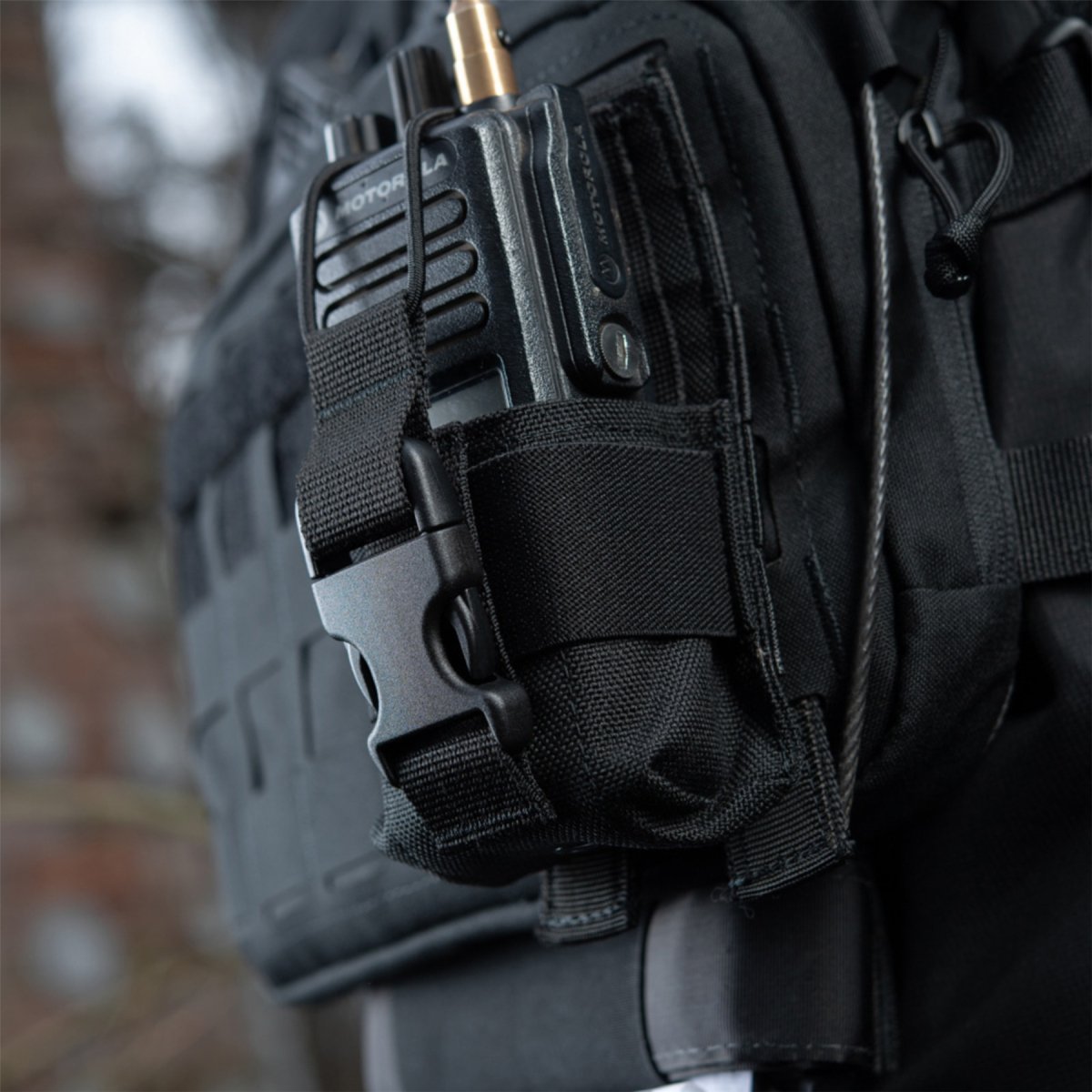 M-TAC Radiopåse MOLLE Slitstark Cordurda Motorola 4400/4800 Olive Black