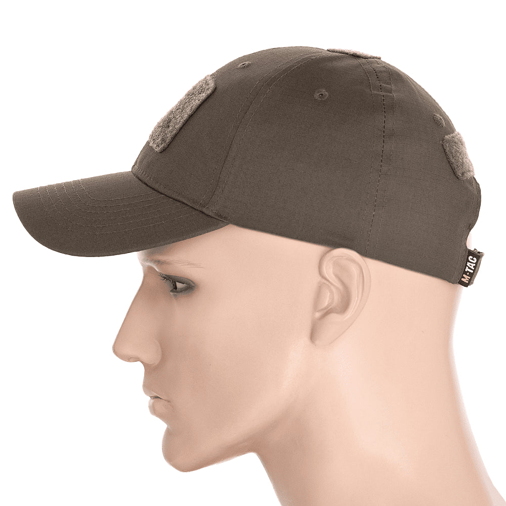 M-Tac Tactical basebollkeps Flexibel passform Ripstop krok och ögla mörk oliv L/XL