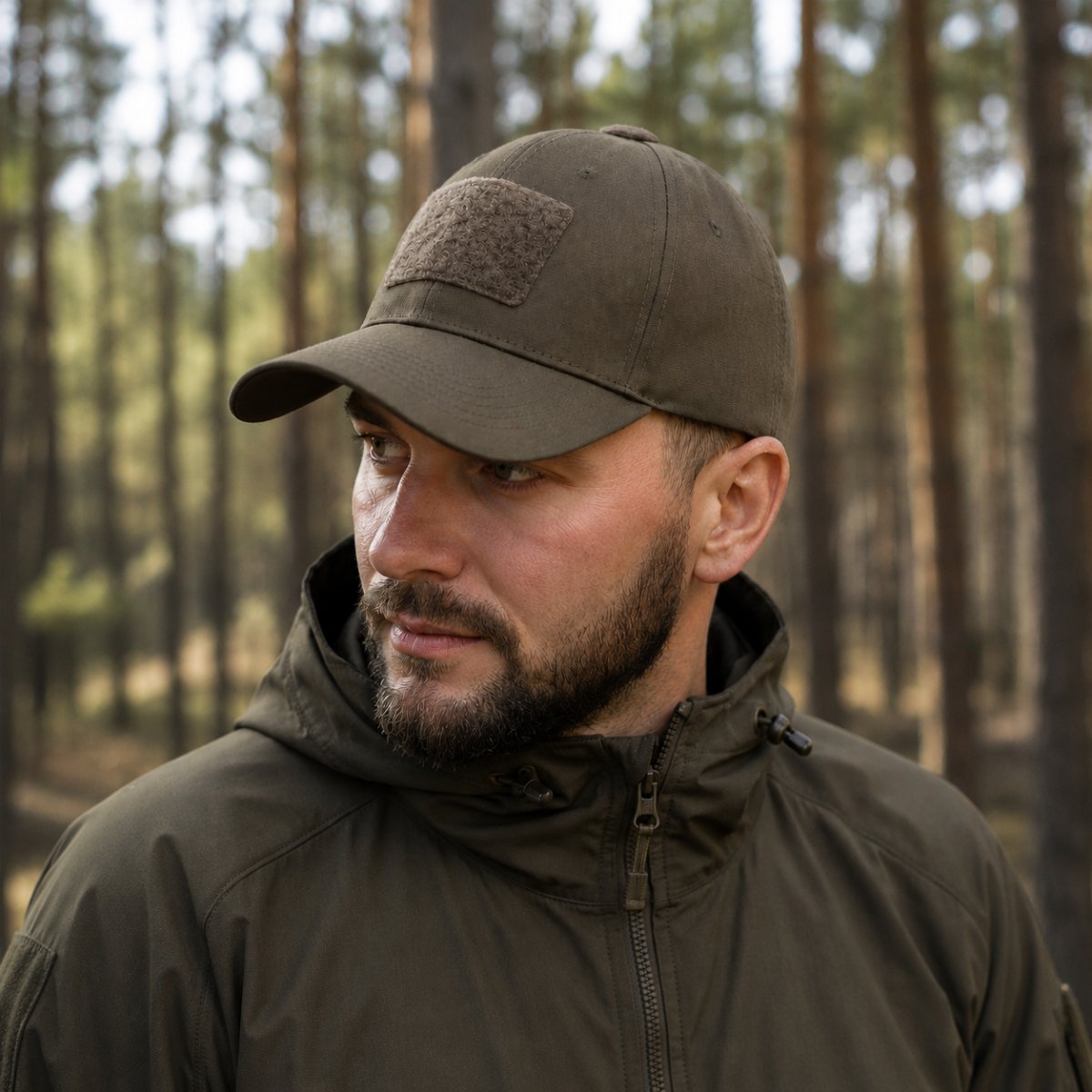 M-Tac Tactical basebollkeps Flexibel passform Ripstop krok och ögla mörk oliv L/XL