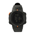 M-Tac Tactical Compass Watch Digital stoppur Larmtimer 5ATM Svart