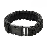 M-TAC Tactical Paracord Armband Survival Tactical Outdoor Cord 3m Svart