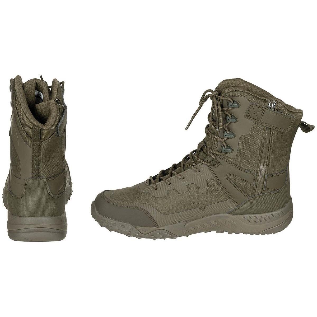 Magnum Ultima 8.0 SZ WP Tactical Boots Vattentät Lättvikts Zip Olive