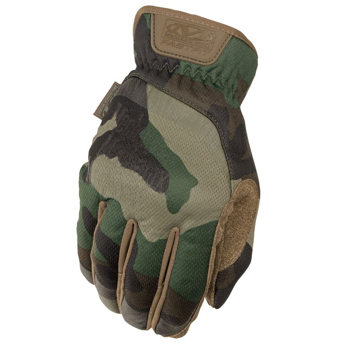 Mechanix Fastfit Gen 2 taktiska handskar Elastiska manschetter Woodland Camo - GoMilitar