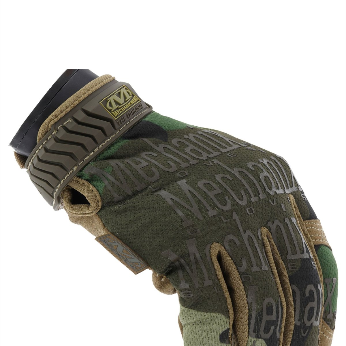 Mechanix Wear Tactical Gloves Andas Lycra Finger Inserts Woodland Camo