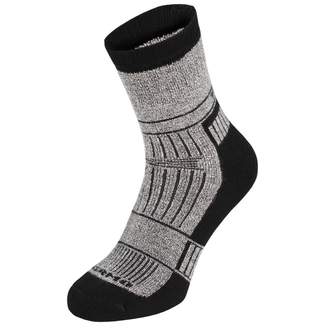 MFH Alaska Thermal Socks Dry Feet Vadderad sula Integrated Arch Support Grå