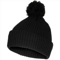 MFH Bobble Hat 3M Thinsulate Isolering Grovstickad fleecefoder Svart