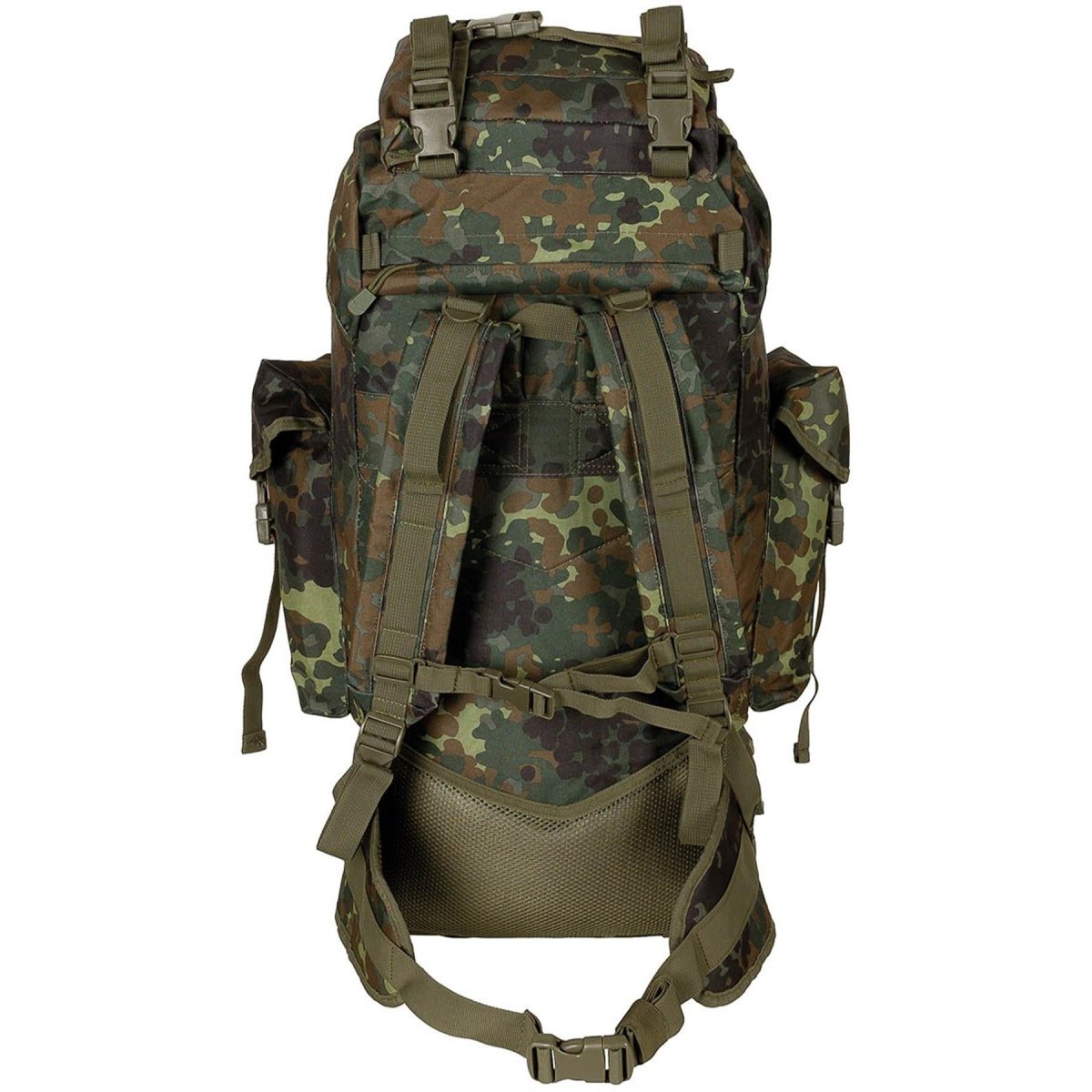 MFH Brand Army BW Combat Tactical Molle 65L ryggsäck Aluminium Rod Field Bag Ny