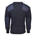 MFH Brand German Army Style Pullover Commando Jumper Bortable Blue tröja Ny