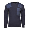 MFH Brand German Army Style Pullover Commando Jumper Bortable Blue tröja Ny